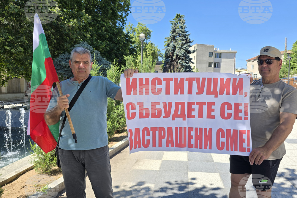Свищов - електрически станции - изграждане  - протест