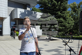 Свищов - електрически станции - изграждане  - протест