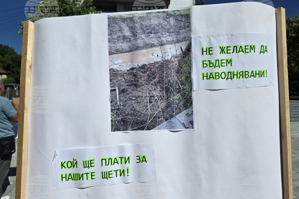 Свищов - електрически станции - изграждане  - протест