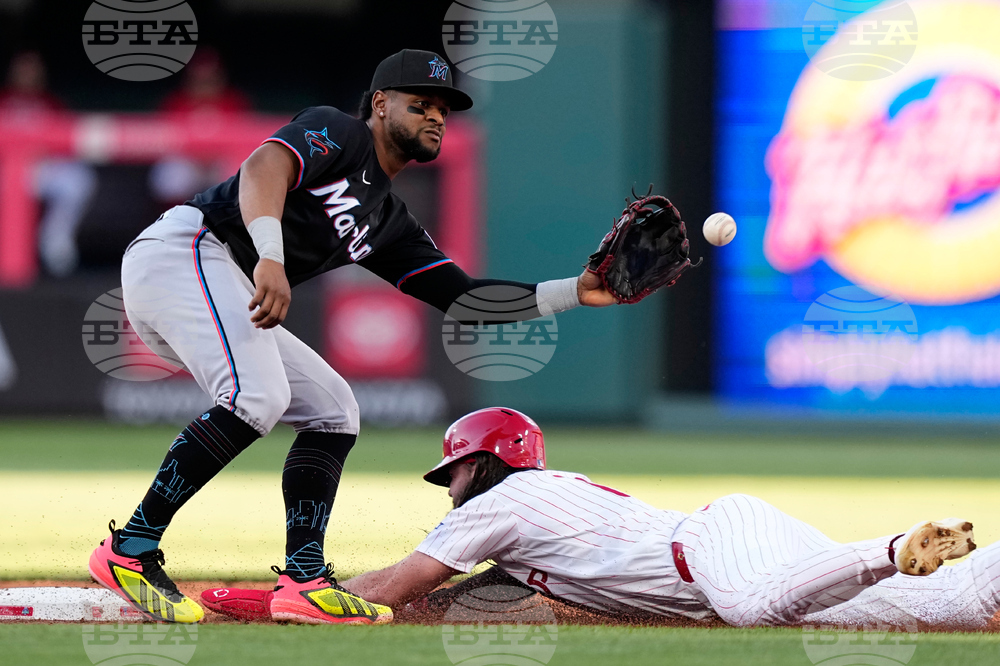 Marlins Phillies Baseball
