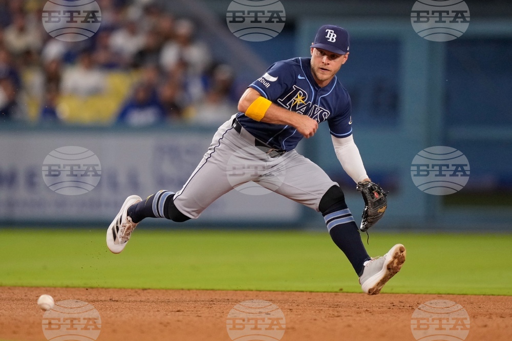Rays Dodgers Baseball