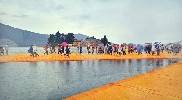 Ten Years Ago, Floating Piers by Christo and Jeanne-Claude Opens in Italy