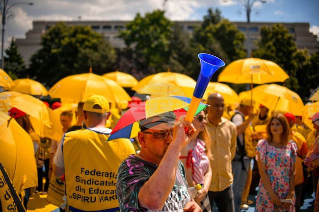 Romania Education Protest