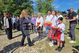 Село Дренов - жътвена кампания - откриване