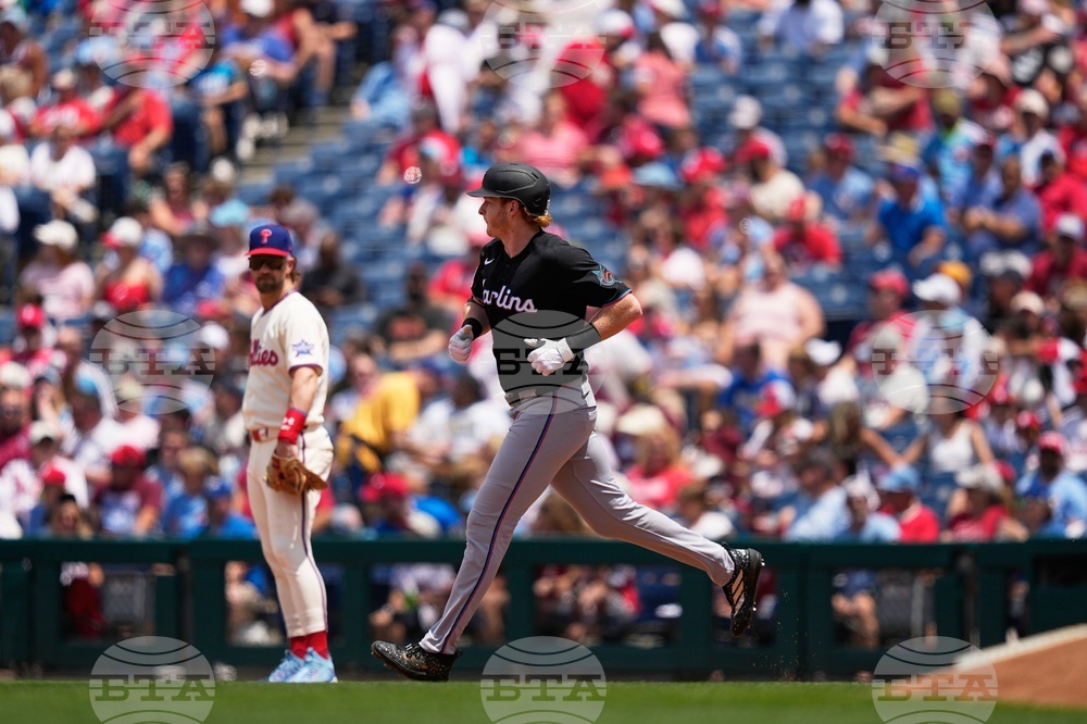 Marlins Phillies Baseball