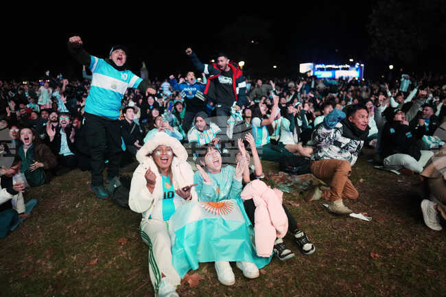 Argentina WCup Soccer Reaction