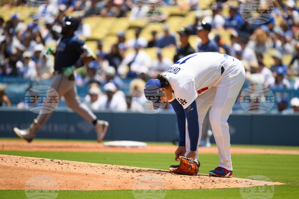 Rays Dodgers Baseball