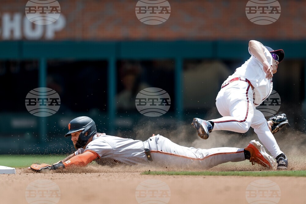 Giants Braves Baseball