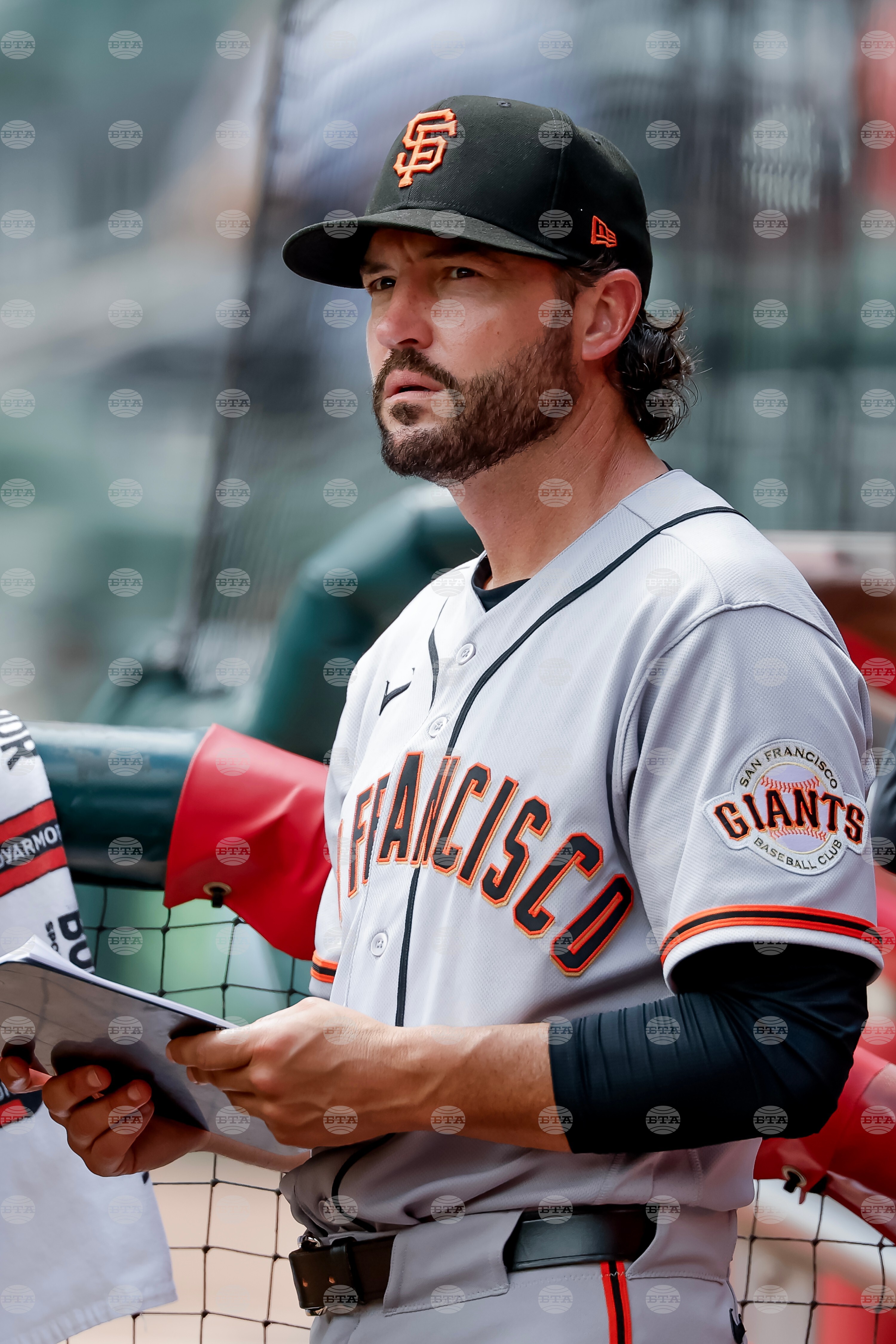Giants Braves Baseball