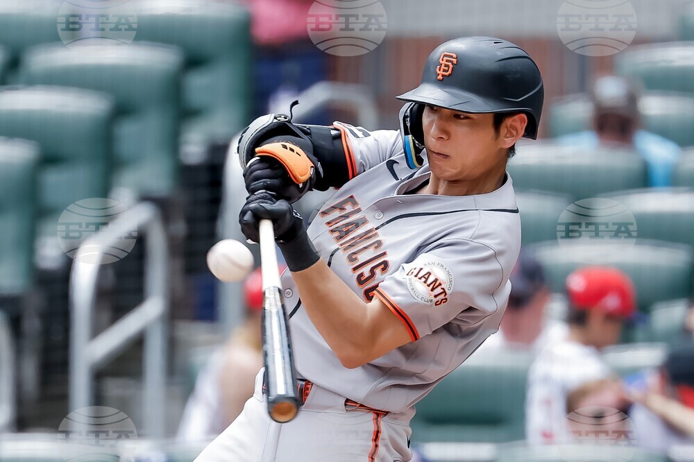 Giants Braves Baseball