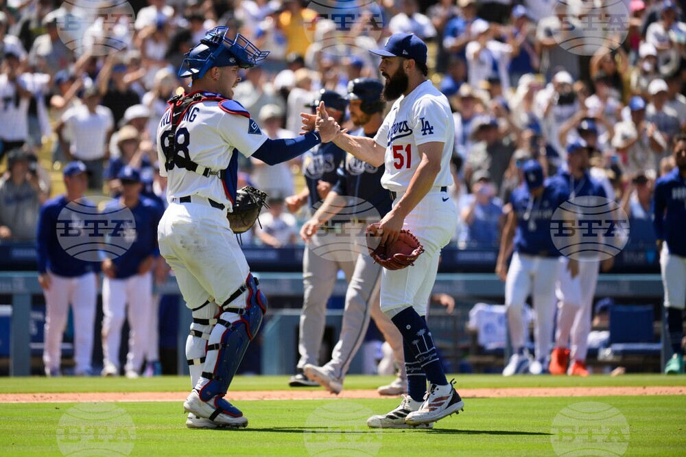 Rays Dodgers Baseball