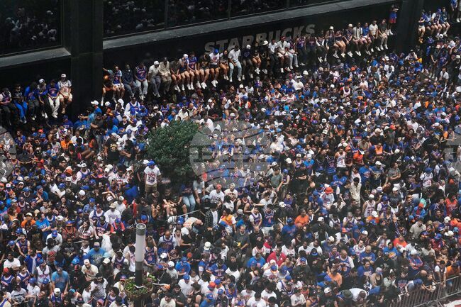 APTOPIX Knicks Championship Parade