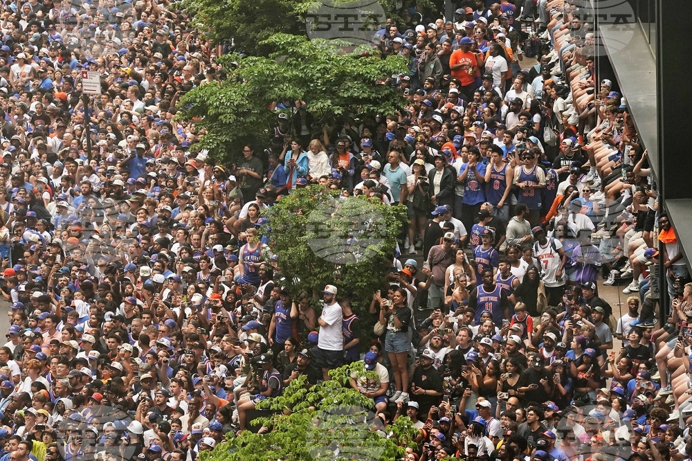 Knicks Championship Parade Basketball