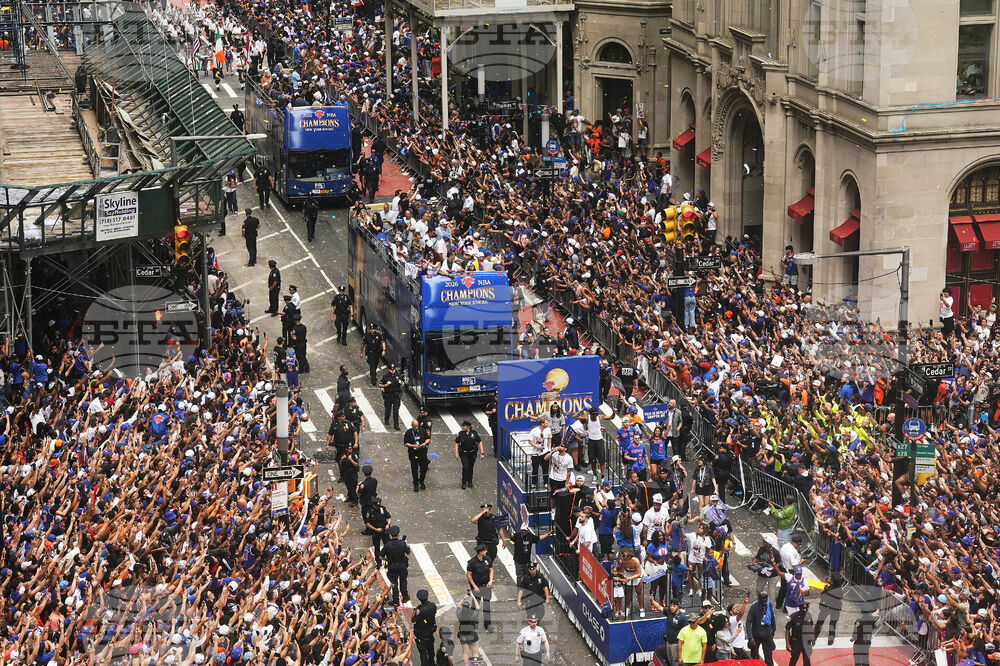 Knicks Championship Parade Basketball
