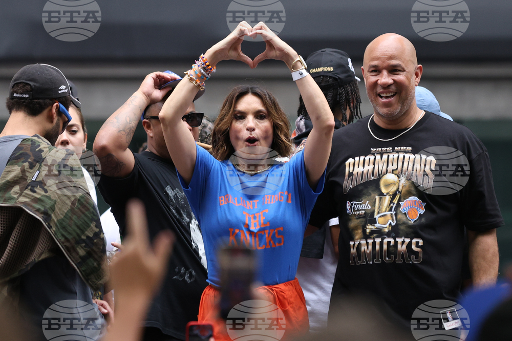 APTOPIX Knicks Championship Parade Basketball