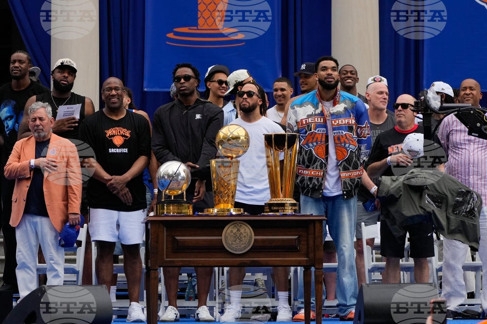 Knicks Championship Parade Basketball