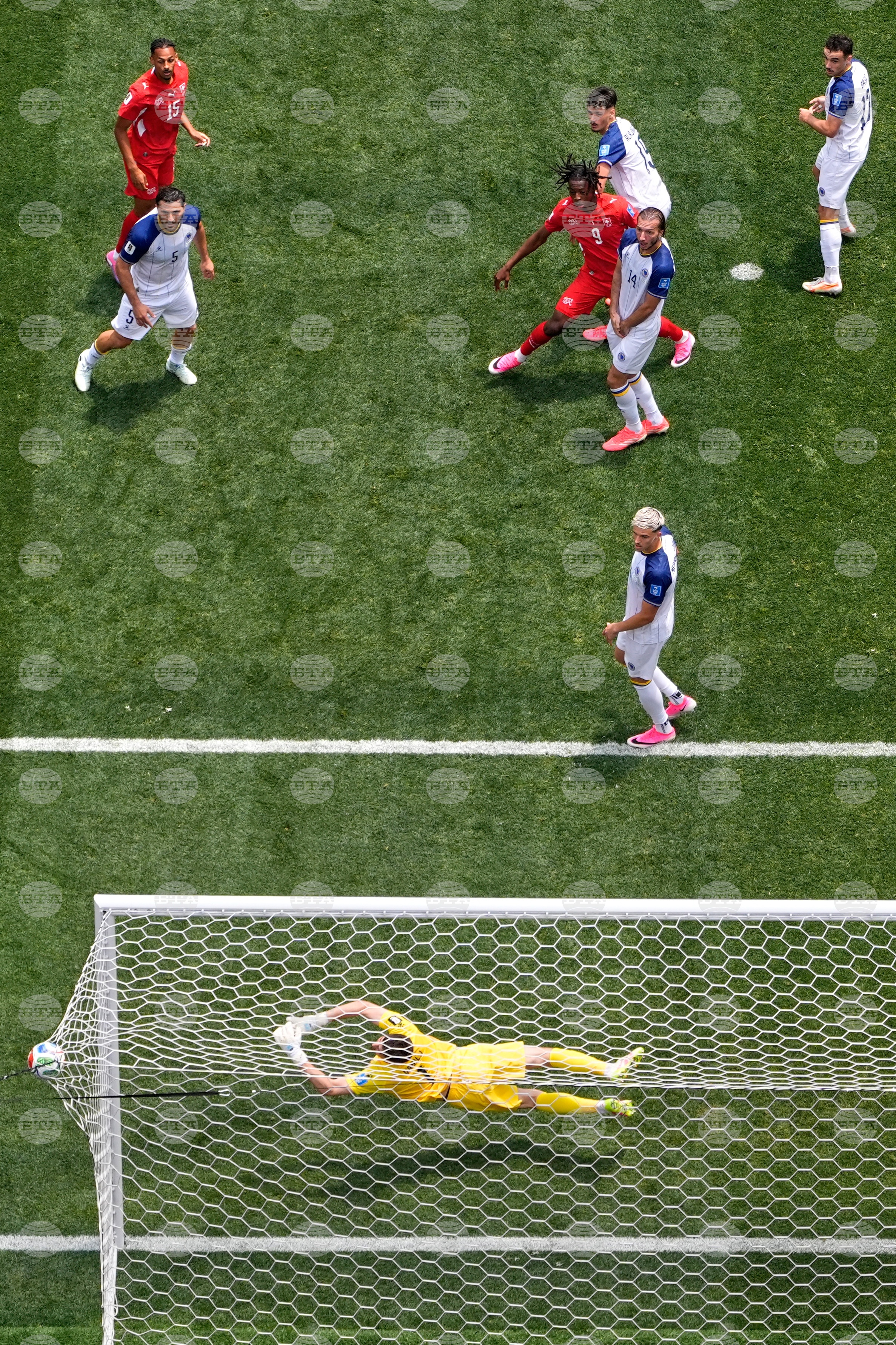 Bosnia Switzerland WCup Soccer