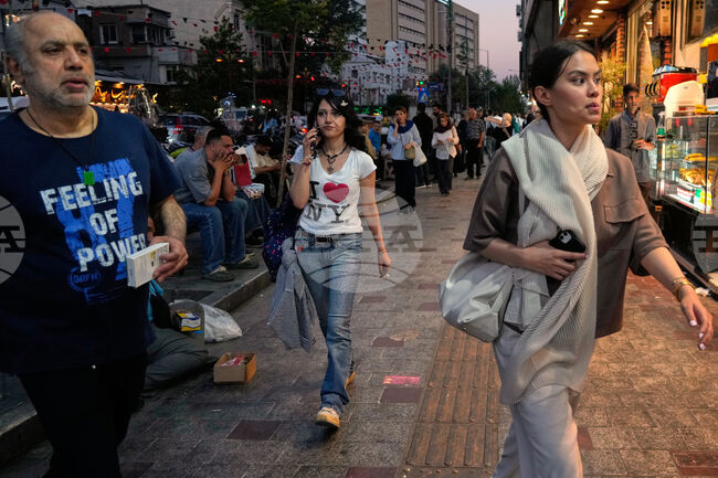 APTOPIX Iran Daily Life