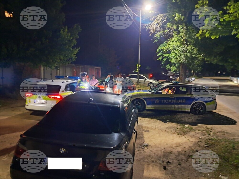 Полицията в Пазарджик санкционира 19-годишен шофьор, причинил пътен инцидент по време на дрифт 