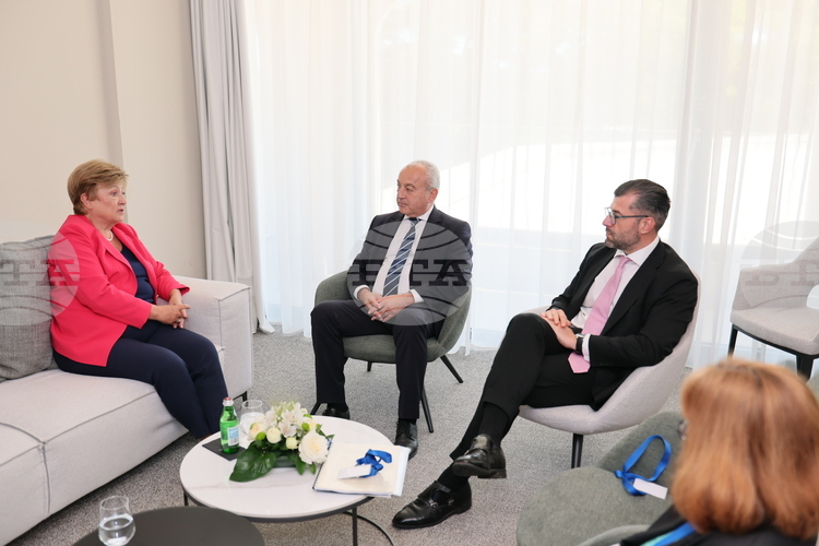 Finance Minister Meets with IMF Managing Director Georgieva, IMF Mission Chief for Bulgaria Bornhorst