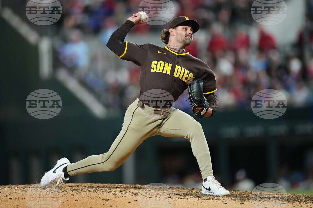 Padres Rangers Baseball