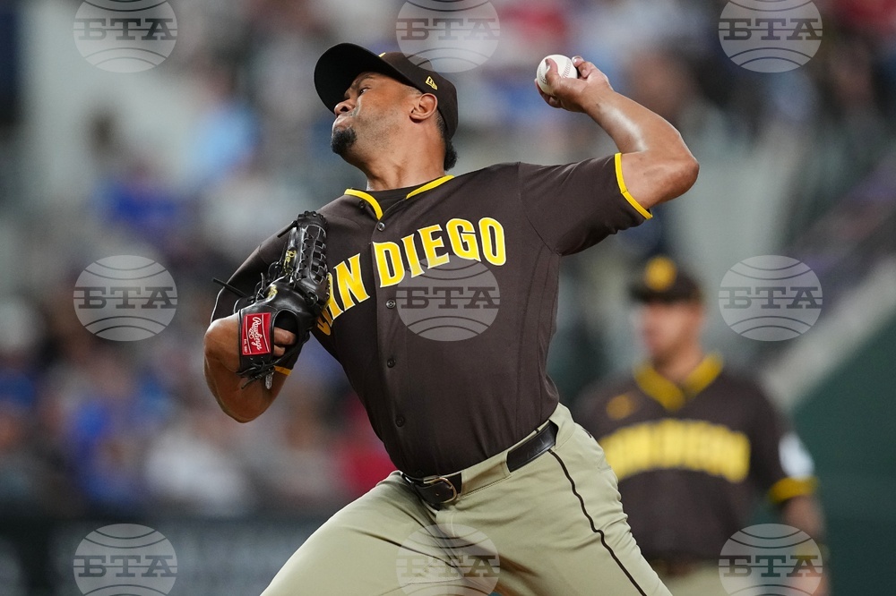 Padres Rangers Baseball