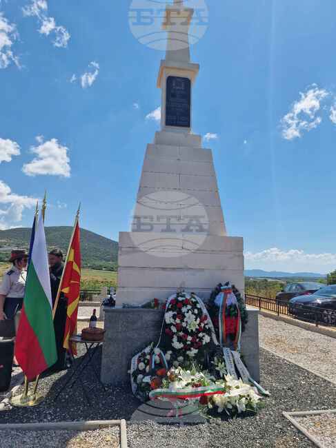 С химните на България и на Република Северна Македония бе отбелязана 113-ата годишнина от смъртта на генерал-майор Константин Каварналиев край Дойран
