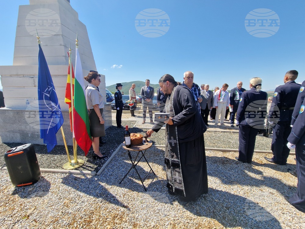 Република Северна Македония - Дойран - паметник - годишнина - генерал-майор Константин Каварналиев