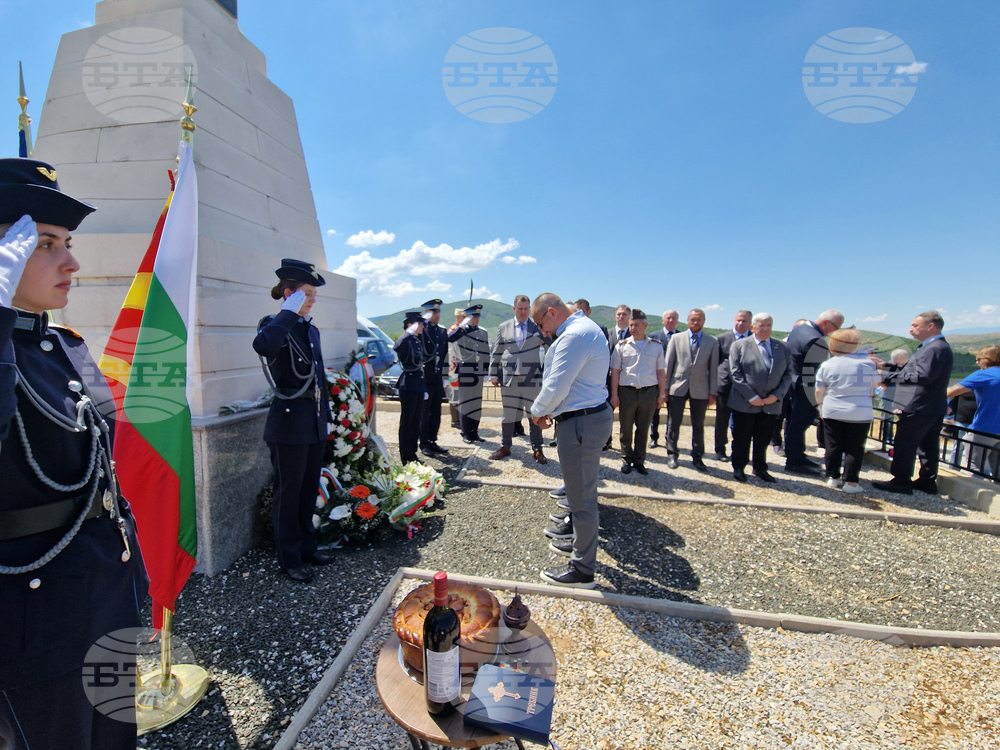 Република Северна Македония - Дойран - паметник - годишнина - генерал-майор Константин Каварналиев