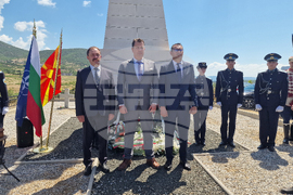 Република Северна Македония - Дойран - паметник - годишнина - генерал-майор Константин Каварналиев