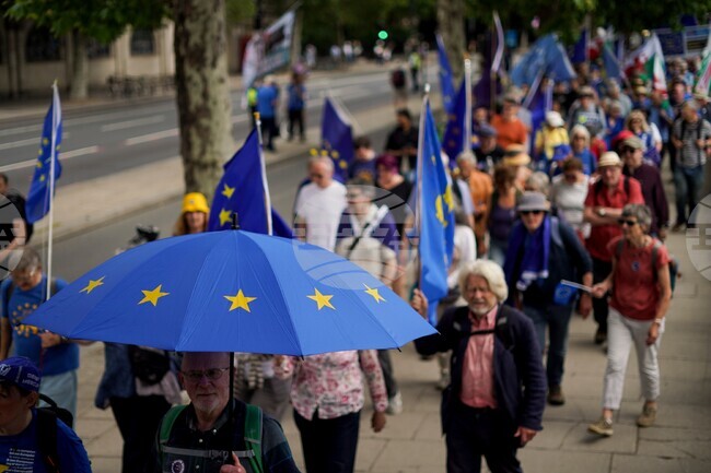 Britain Rejoin EU Protest