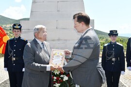 Република Северна Македония - Дойран - грамота - паметник - ген.-майор Константин Каварналиев