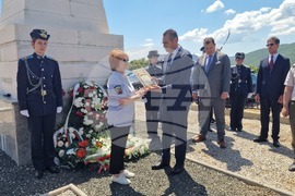 Република Северна Македония - Дойран - грамота - паметник - ген.-майор Константин Каварналиев