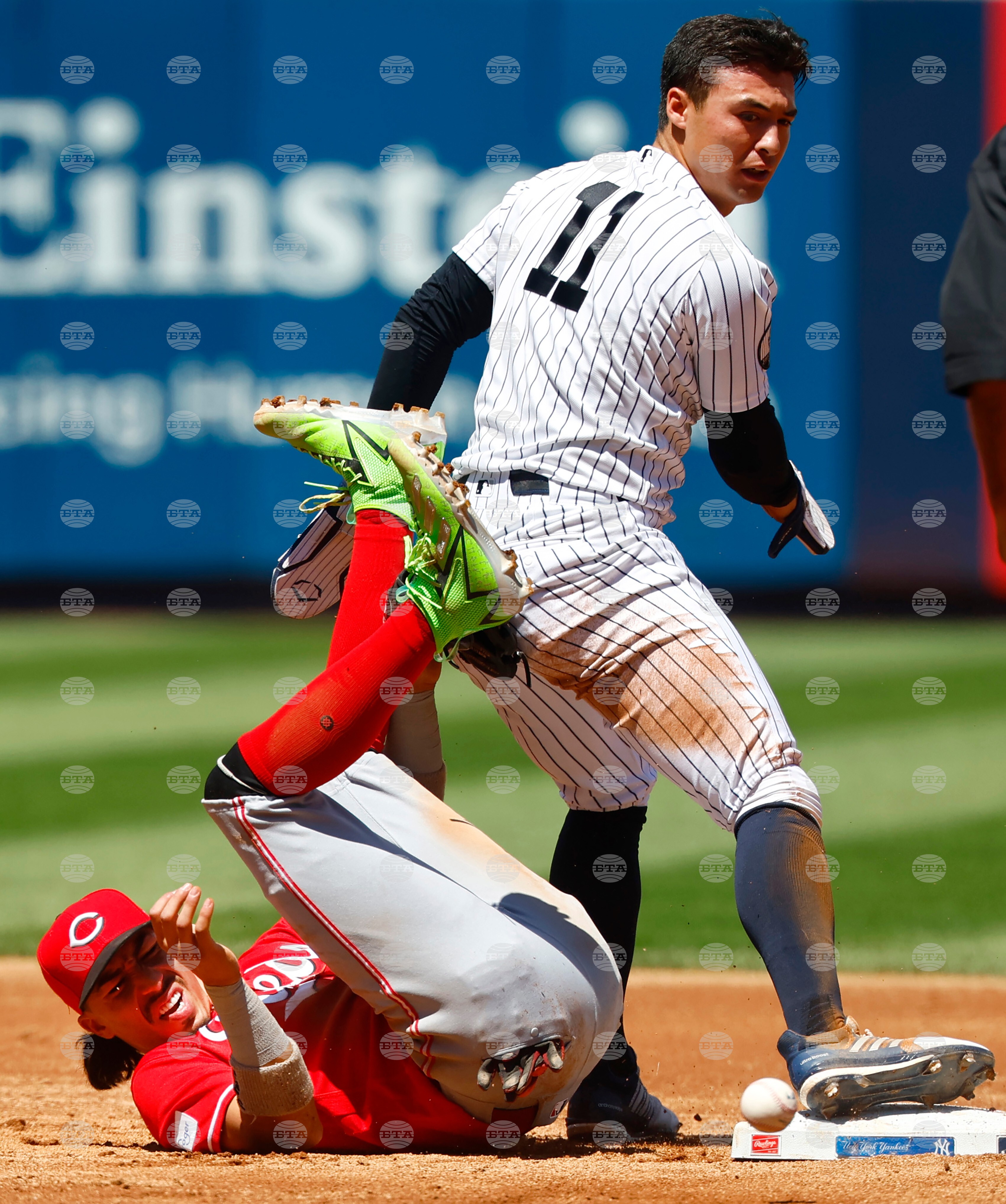 Reds Yankees Baseball