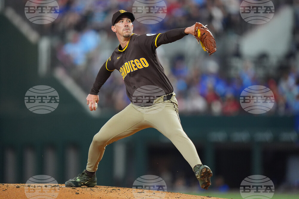 Padres Rangers Baseball