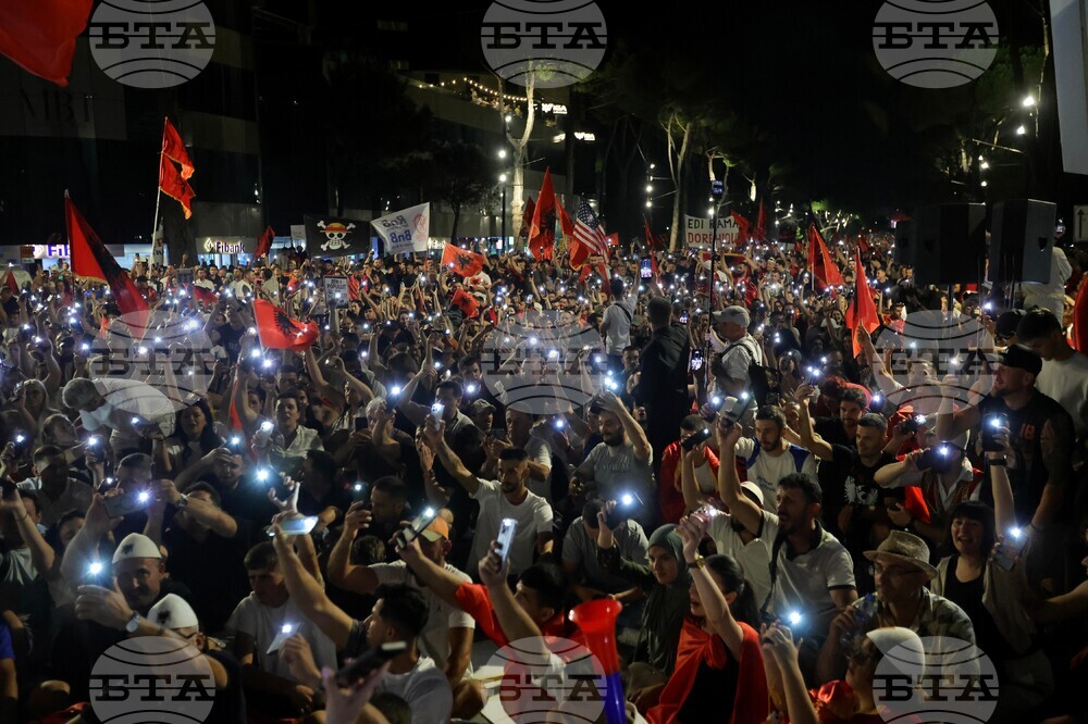 Albania Protest Kushner