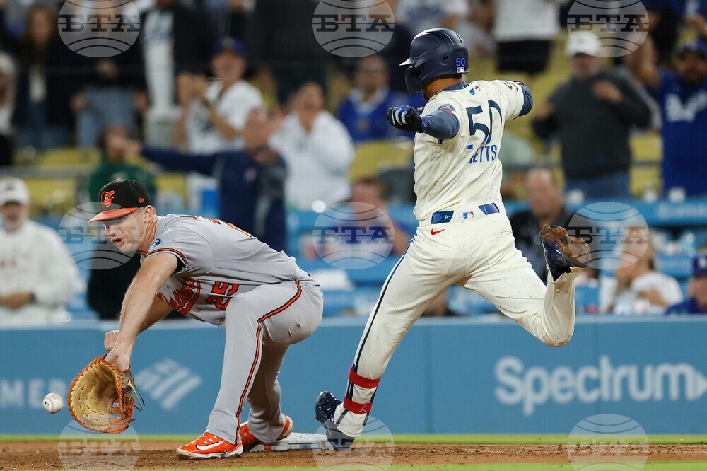 Orioles Dodgers Baseball