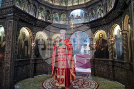 Търговище - храм „Св. Йоан Рилски“ - неделна служба