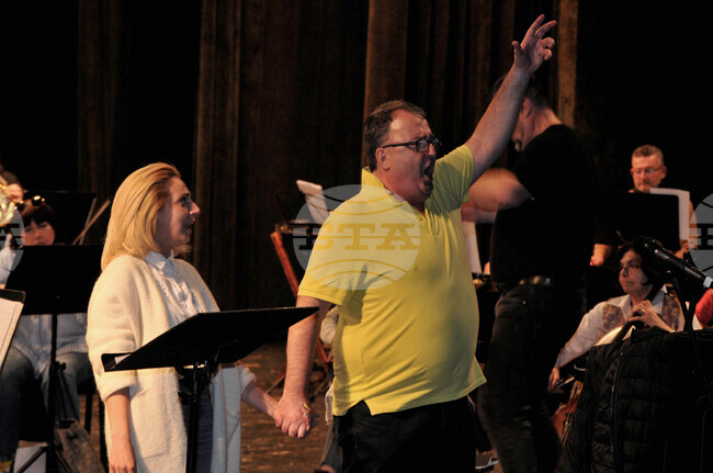 Бургас - Александър Крунев - годишнина - репетиция