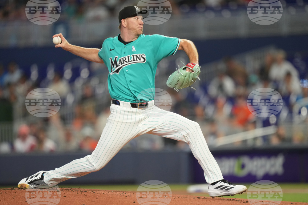 Giants Marlins Baseball