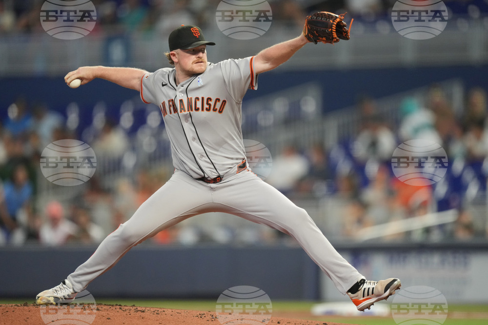 Giants Marlins Baseball