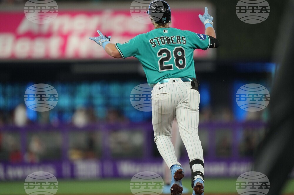 Giants Marlins Baseball