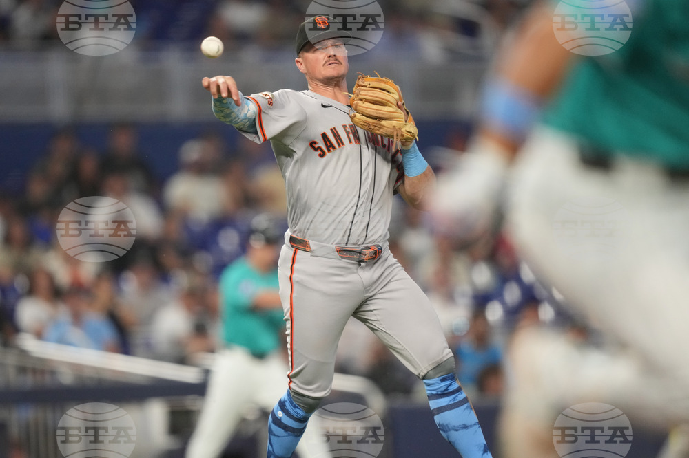 Giants Marlins Baseball