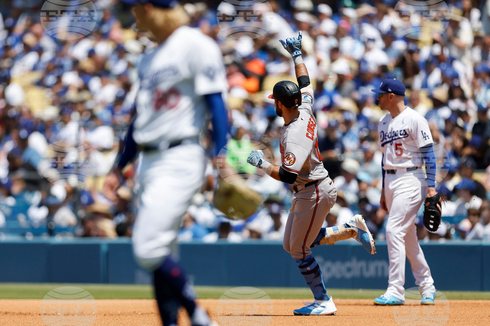 Orioles Dodgers Baseball