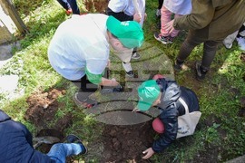 Национален пресклуб на БТА в Благоевград - ЮЗДП - залесяване