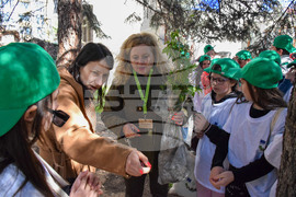 Национален пресклуб на БТА в Благоевград - ЮЗДП - залесяване