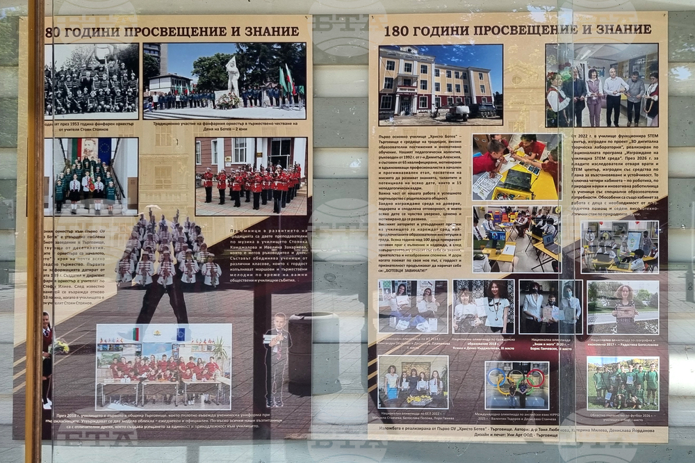 Търговище - постерна изложба - Първо основно училище „Христо Ботев“