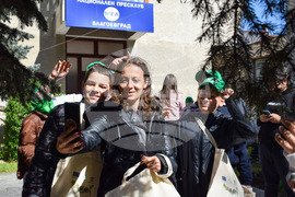 Национален пресклуб на БТА в Благоевград - ЮЗДП - залесяване