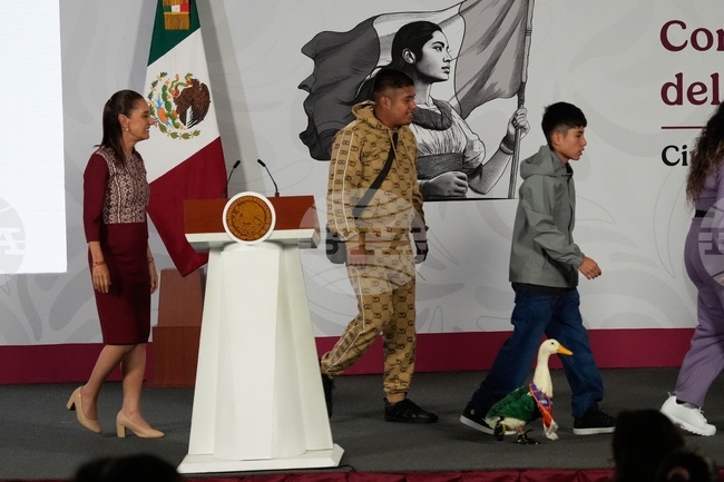 APTOPIX Mexico WCup Mascot