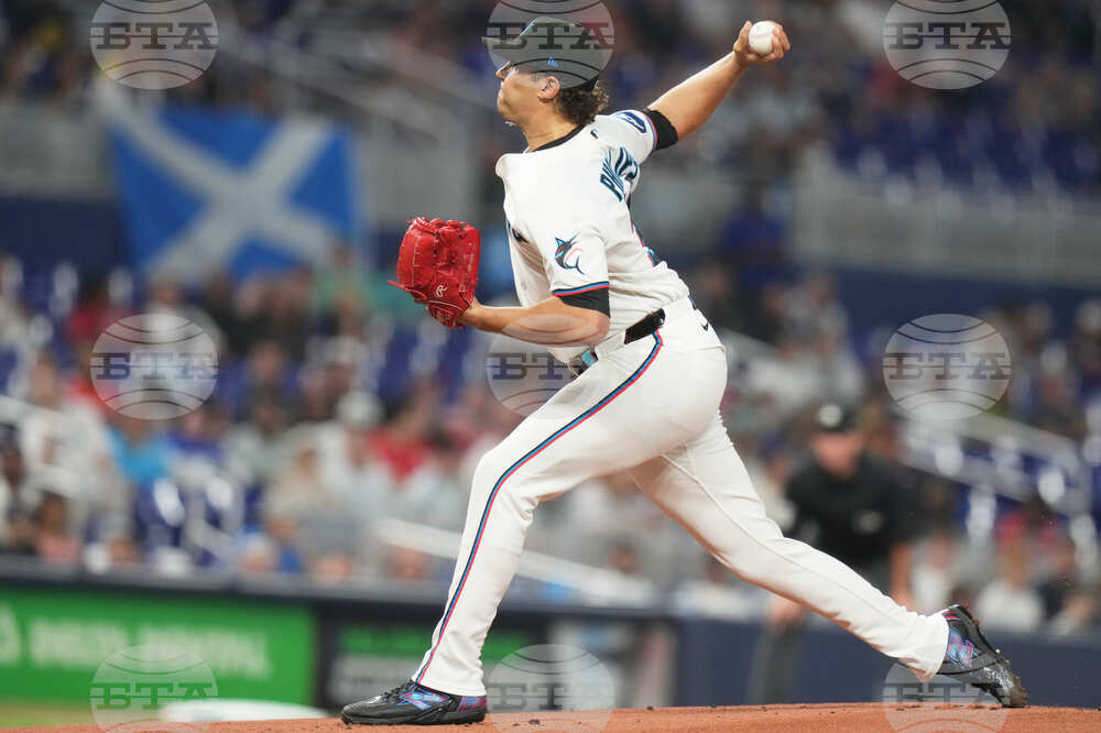 Rangers Marlins Baseball